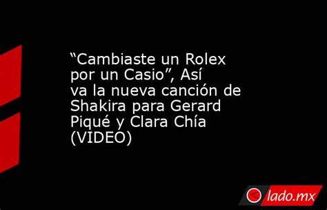 “Cambiaste un Rolex por un Casio”: letra completa de la nueva 